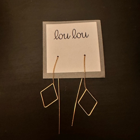 Lou Lou triangle earrings - Picture 1 of 2
